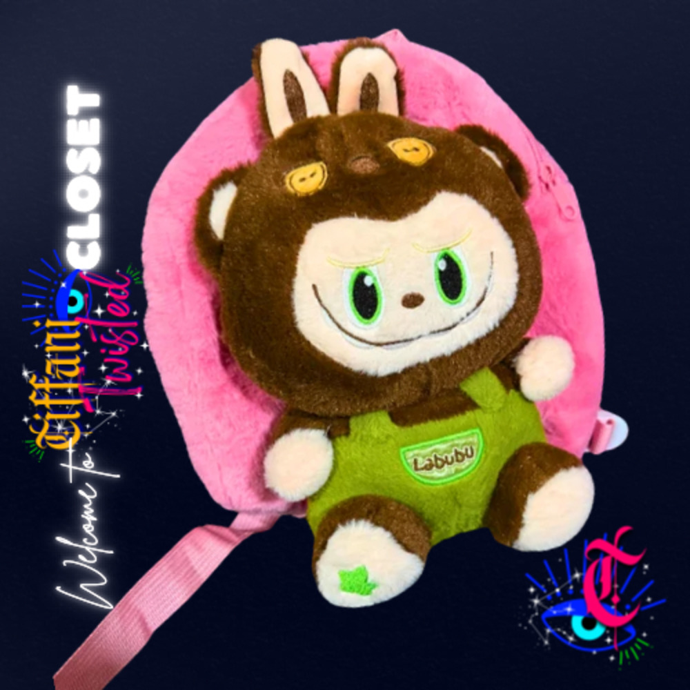 Labubu Inspired Plush Mini Backpack | Kawaii Plush | NWOT